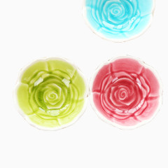 鲜艳花式酱油碟