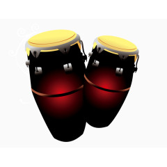 地域风情的墨西哥手鼓矢量素材