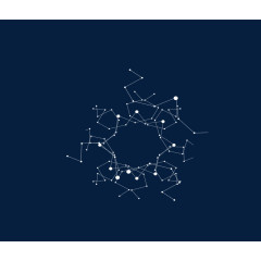 白色星空闪耀效果