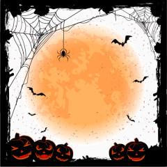 发光月亮主题背景矢量素材