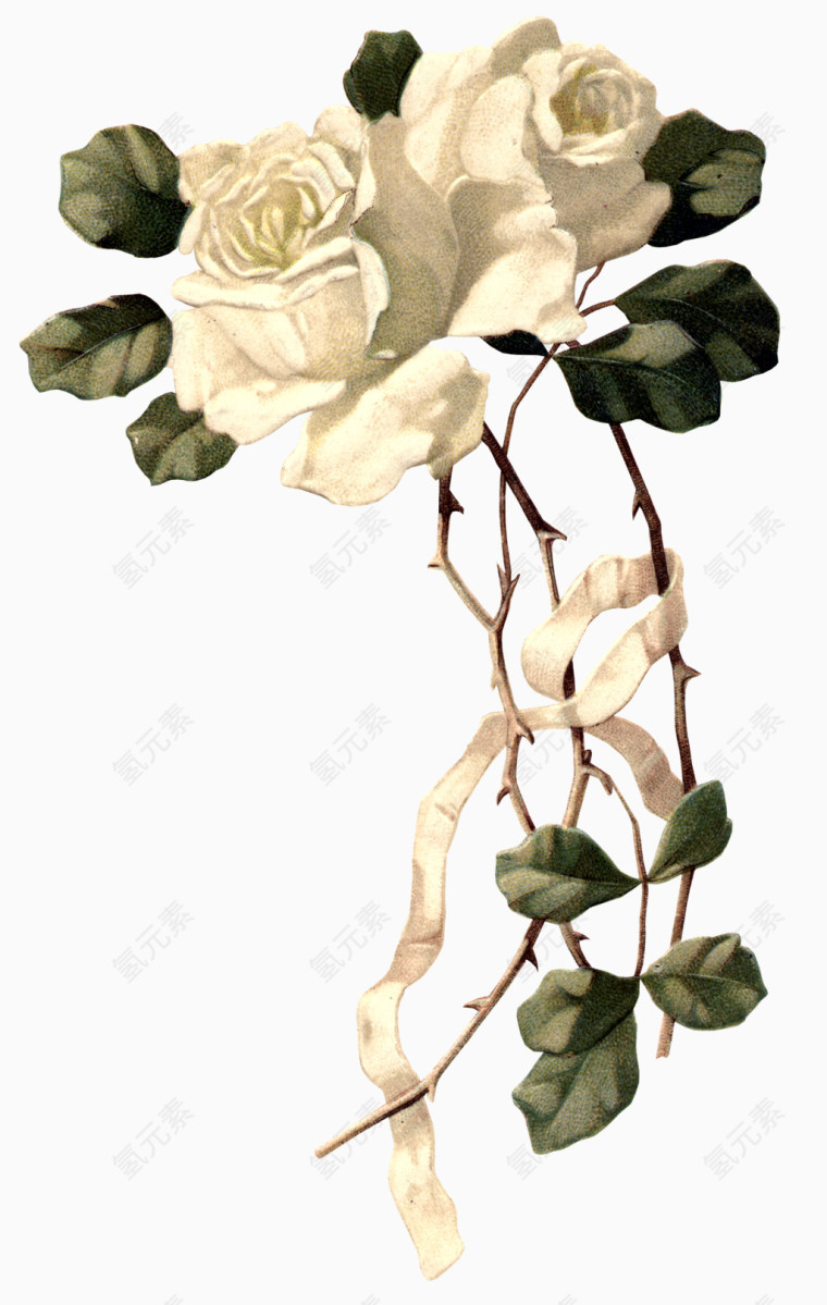 黄色花朵油画