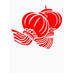 风中飘扬的灯笼