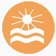 图标阳光水面