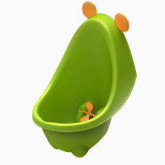 绿色男生小便侧面