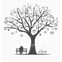 见证爱情的大树