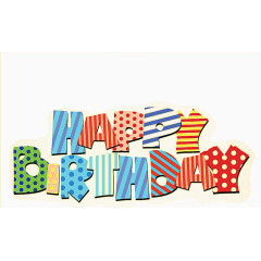 生日贺卡免扣素材