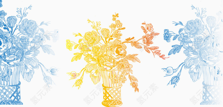 中国风花卉