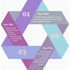 矢量环形ppt数据分析