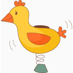 小鸡玩具摇摇车