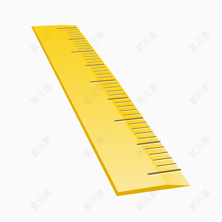 尺子png矢量素材