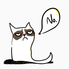 说不的猫