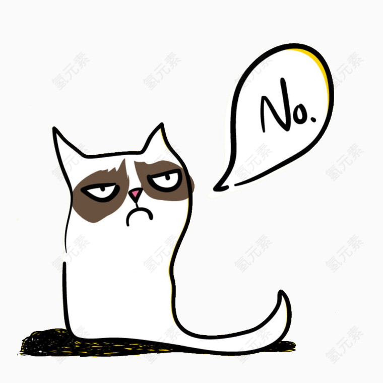 说不的猫