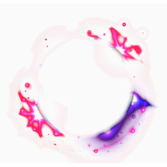 彩色环形创意图案