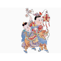 喜庆春节装饰图案