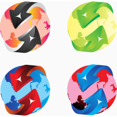 地球主题矢量素材