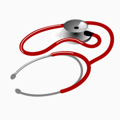 红色医疗听诊器