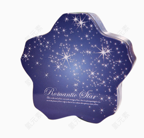星星时尚喜糖盒
