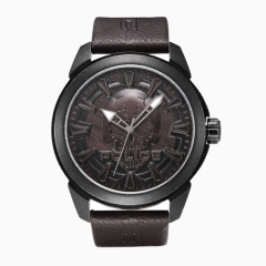 警察个性潮酷男士石英表