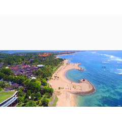 巴厘岛努沙杜瓦全景图