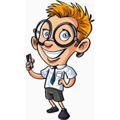 卡通男医生素材