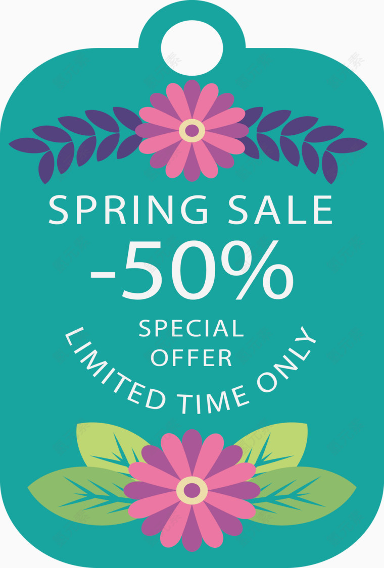 春天折扣素材