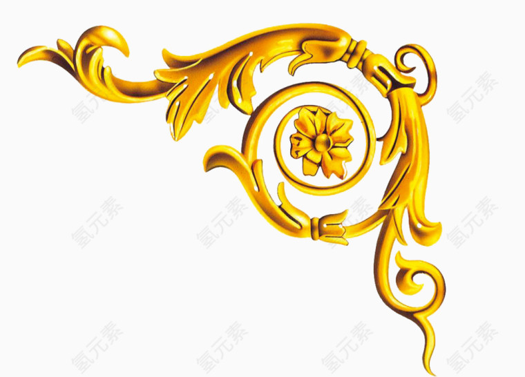 精美金属花纹效果