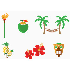 春季海滩出行春游