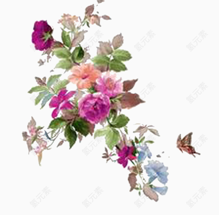 百花争艳图