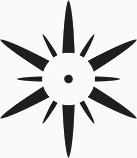 角花底纹花型对称平面图形