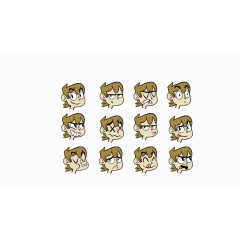 卡通人物表情组合