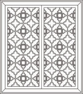 传统古典中式窗