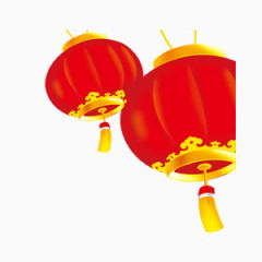 欢乐喜庆元宵展板灯笼