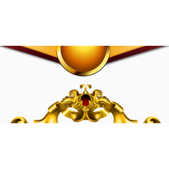 金黄色房地产装饰