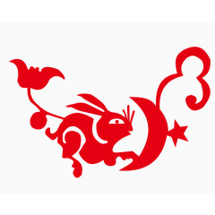 十二生肖剪纸之兔