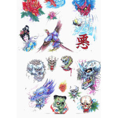 骷髅的特色图案