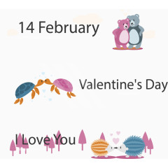 情侣小动物海报