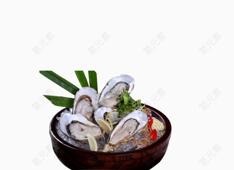 冰镇原只大生蚝