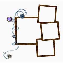 简约风相框背景