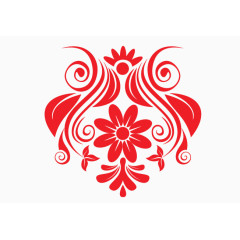 红色的花