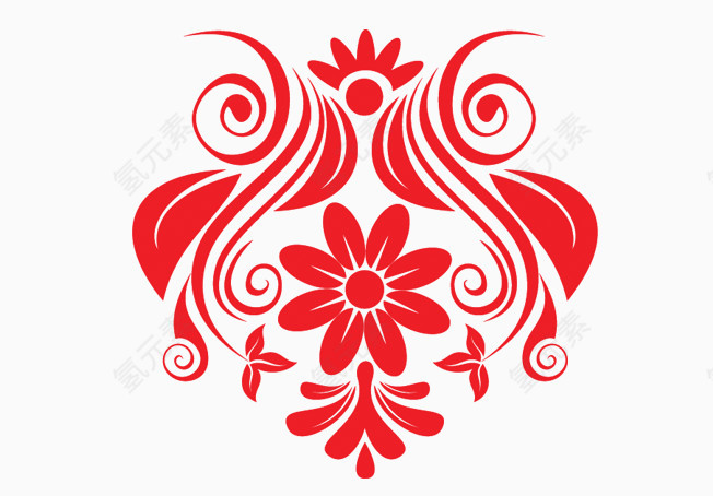 红色的花