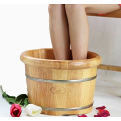 足浴桶和玫瑰花