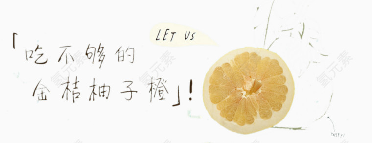 金桔柚子橙