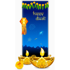 节日拟真图片灯笼矢量