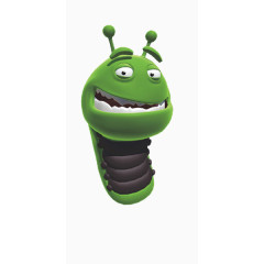 卡通童趣毛毛虫素材装饰