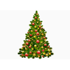 好看圣诞树矢量图