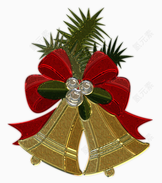 唯美圣诞节铃铛装饰