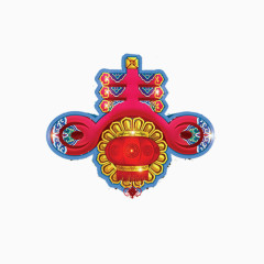 红色中国风节日灯笼装饰