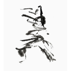 创意水墨打太极