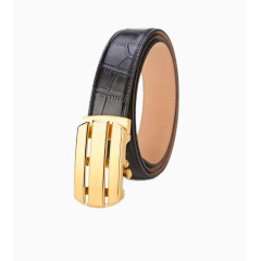 诗泊伦无牙自动扣皮带男真皮