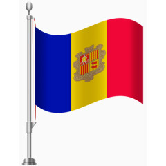 安道尔共和国国旗